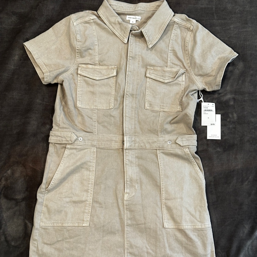 Good American Denim Mini Dress